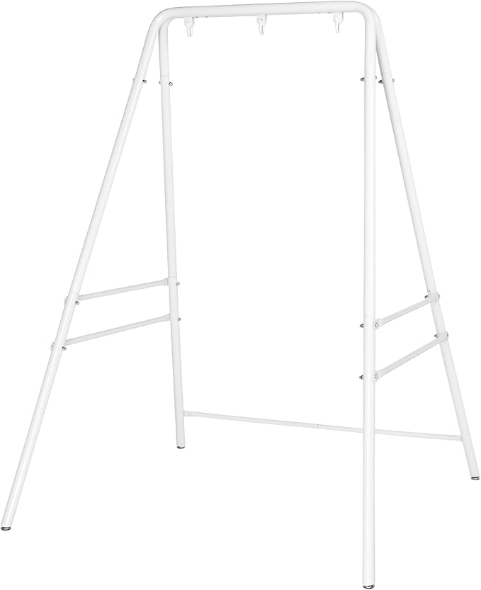 Outvita Outdoor Hammock Chair Stand Heavy Duty A-Frame Metal Swing Stand with Powder-Coated Finish and 3 Haning Holes for Yard Porch Paito Inside Room