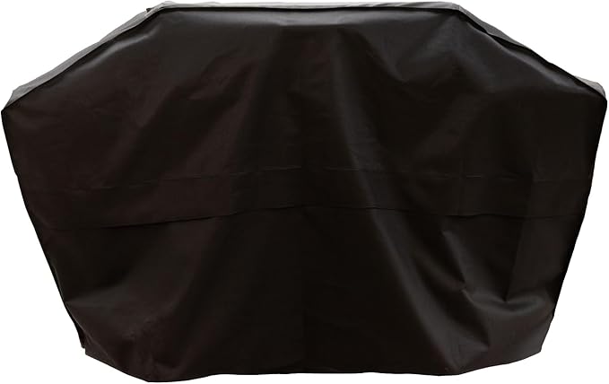 Megamaster 56 Gas Grill Cover Heavy Duty Waterproof BBQ Cover with Built-In Pouch Standard 3 &amp 4-Burner Barbecue Grill Covers for Weber Charbroil Nexgrill Grills Polyester PVC Blend - 700-2014