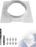 1 Pcs 8 Inch Container Roof Vent Adapter for Whirlybird Turbine Multifunctional Roof Ventilation System Adapter Compatible with Conex Container Vent and Solar Roof Fan
