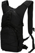Compatible For 15L Tactical Backpack Bicycle Backpacks Outdoor Sports Hiking Camping Fishing(Black B)