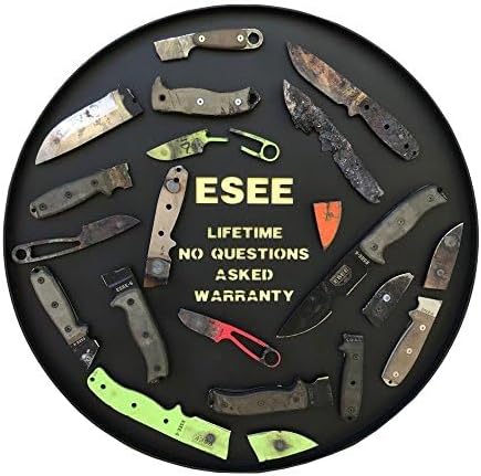 ESEE Izula Fixed Blade Knife w/Molded Polymer Sheath and Clip Plate