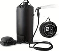 Portable Camping Shower Bag - 11L/3 Gallons Solar Shower Water Bag with Foot Pump and Shower Head - Camp Shower for Camping Beach Travel Hiking Climbing Outdoor Activities