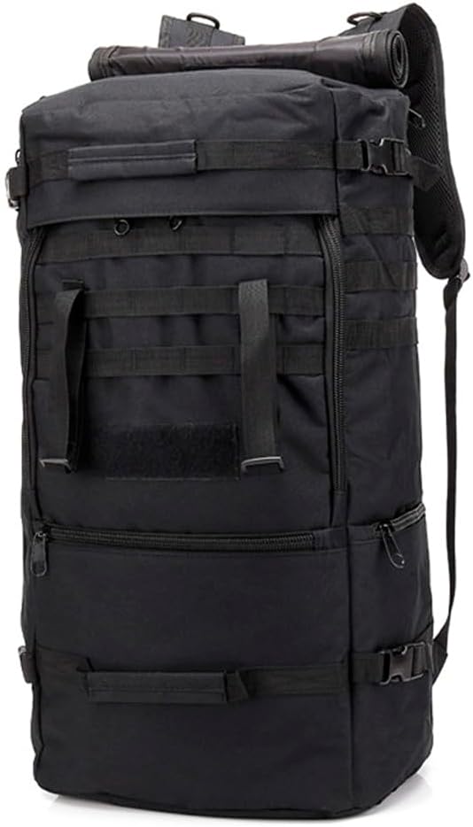 Travel Backpack 60L Hiking Bag 3 Way Day pack Extra Large 3~6 Day Bug Out Molle Survival Rucksack