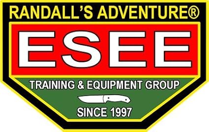 ESEE Authentic Model 5 Tactical Survival Fixed Blade Knife - Ambidextrous Kydex Sheath - SERE Team Designed (ESEE-5P-E)