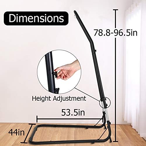 FDW Adjustable Hammock Chair Stand Hammock Stand Only Hanging Chair Stand Swing Chair Stand for Indoor/Outdoor Patio Yard