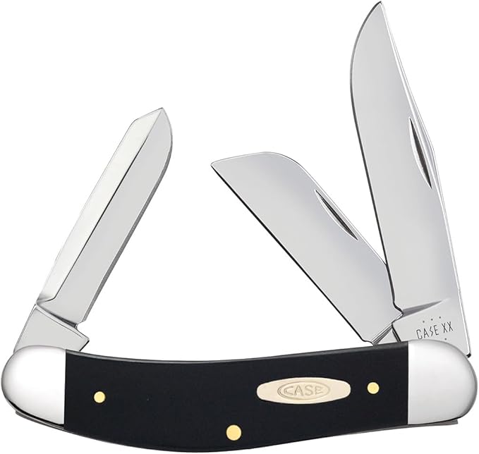 Case XX Pocket Knife BLACK SYNTHETIC SOWBELLY Item #22574 - TB2339 SS - Length Closed: 3 7/8Inches