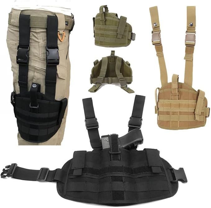 Outdoor Sports Airsoft Gear Assault Combat Molle Pack Accessory Tactical Fast Molle Leg Strap Pouch