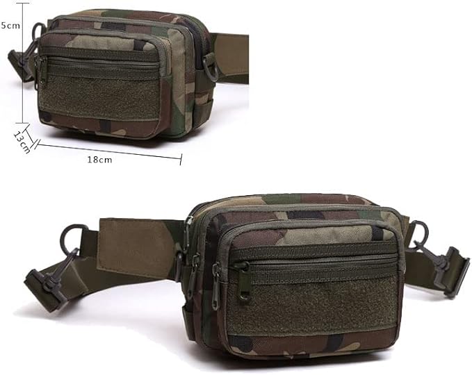Outdoor Tactical Bag Assault Combat Waistpack Camouflage Tactical Molle Waist Pack