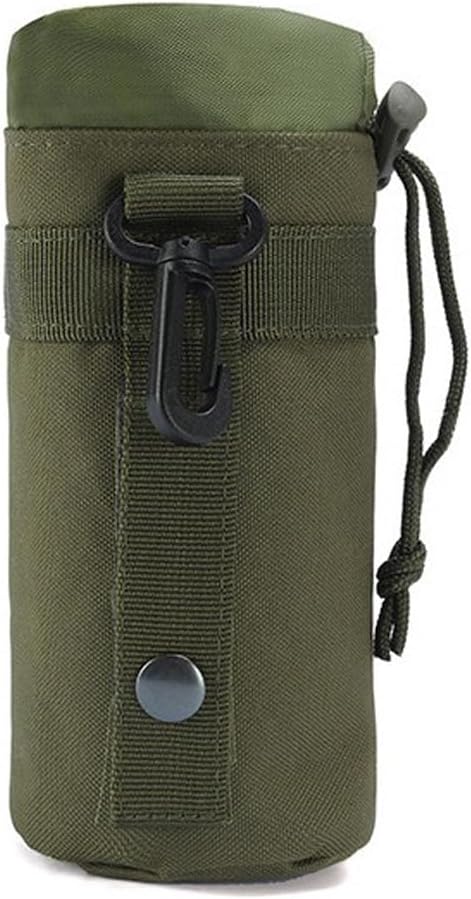 Water Bottle Holder Tactical Water Bottle Pouches Water Bottle Sleeve Bag for Backpack with D-Ring Hook