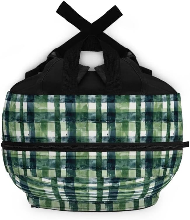 Blue and Green Striped Backpack Duck Hunting Back to School Hunting Bag Book Bag