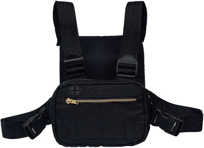 Small Sling Bag Chest Pack Vest Bag Front Pouch for Cell Phones Fashion Vest for Women Outdoor Accessory