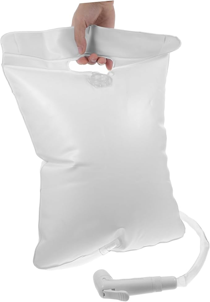 Portable Outdoor Shower Bag Lightweight Water Bag for Camping Hiking Emergencies Includes Showerhead for Control Durable Compact Design