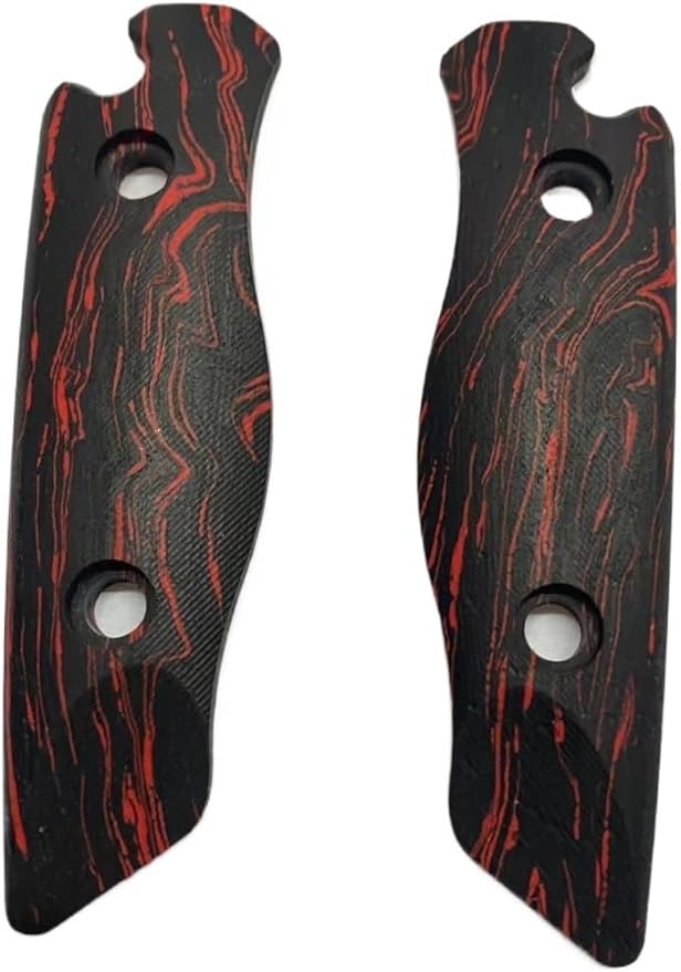 1 Pair G10 Custom Scales Handle Fits for 15017 Bugout Damascus Handle Patch DIY Replacement Accessories