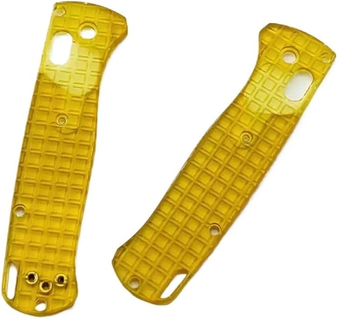 2-Piece Pair PEI Scales Fits for Bugout 535 CNC Ultem Handle Patch Blank DIY Replacement