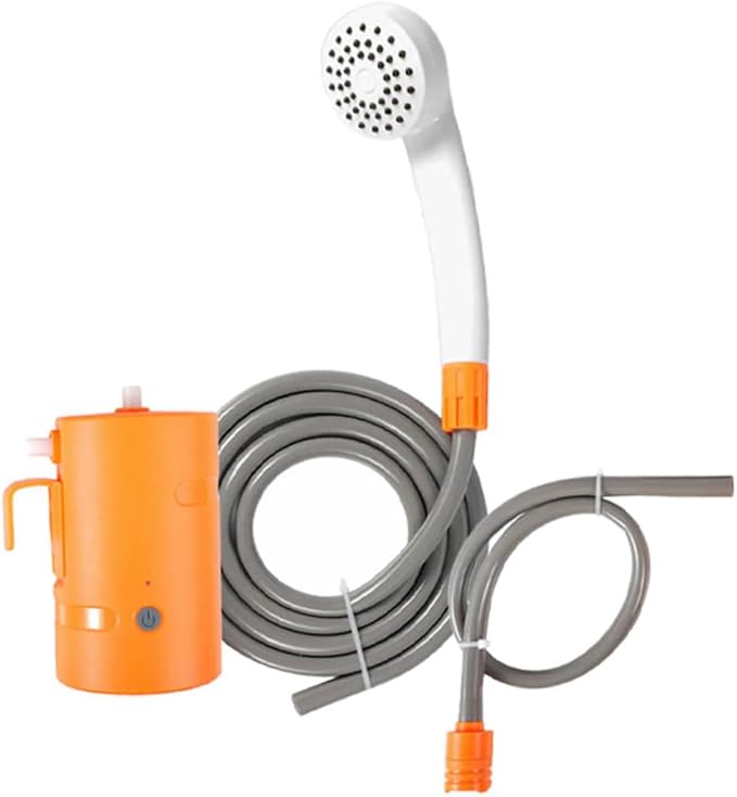 SUPVOX 1Set Shower with Lighting for Outdoor Camping Rechargeable Shower Pump for Car Cleaning Dogs and Outdoor Showers Multi Functional and Convenient
