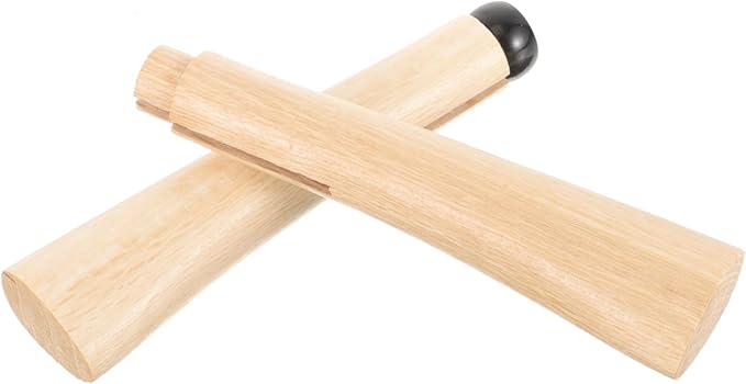 UPKOCH 2set Ergonomic Wooden Axe Handle for Replacement Forged Camping Axe Handles for Hatchet
