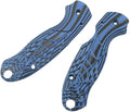1 Pair G10 Scales Handle Fits for C223 Para 3 Custom Handle Patch in Black and Blue DIY Making Replacement Accessory