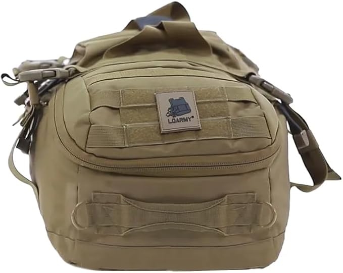 Faircost35L Tactical Travel Backpack Military MOLLE Duffel Bag Army Outdoor Waterproof Sports Luggage Hiking Gym Bag (COYOTE)