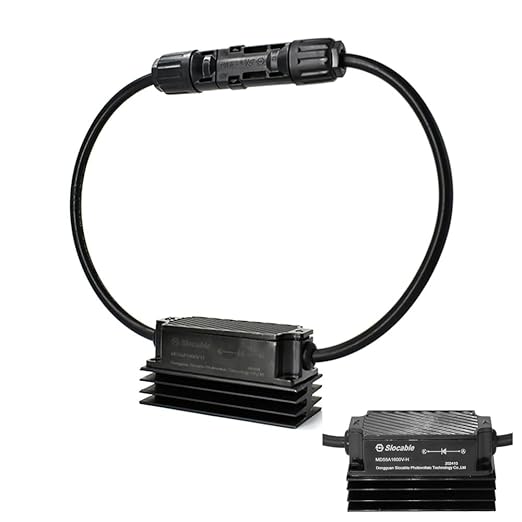 Solar Anti-Reverse Diode Cable1600V 55A with IP67 Solar Panel Connector for PV Combiner Box and High Voltage Power System