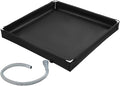 Shower Pan Drain Durable – Lightweight Portable Folding Base Portable Floor Standing Bath Drainage System Outdoor Bathroom Supplies RV Hiking | RV Hiking Awning Camping Tent Premium