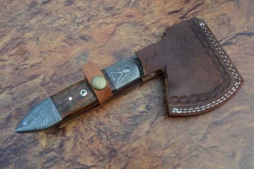 Axe Damascus Steel 9.00 Damascus Steel Mini Tomahawk Axe