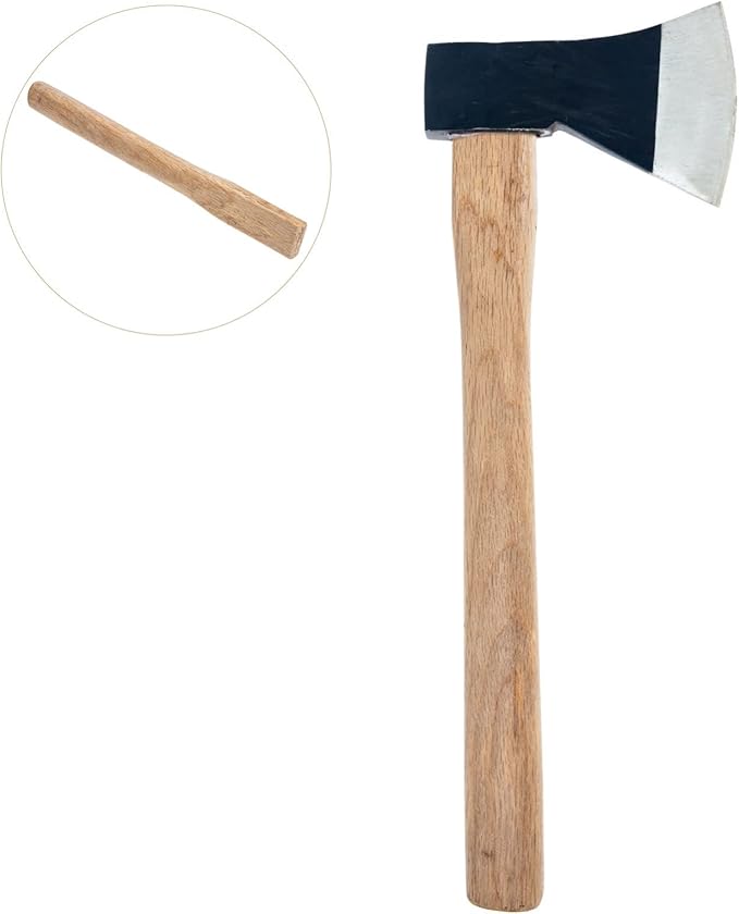 3pcs for Maul - Renewal Hatchet Garden Old Flat Hatchets Yuanzu Tools Replacement Bit Replaceable Wood Survival Handle Hardwood Straight Camping Re Curved and Outdoor Pick Hand M