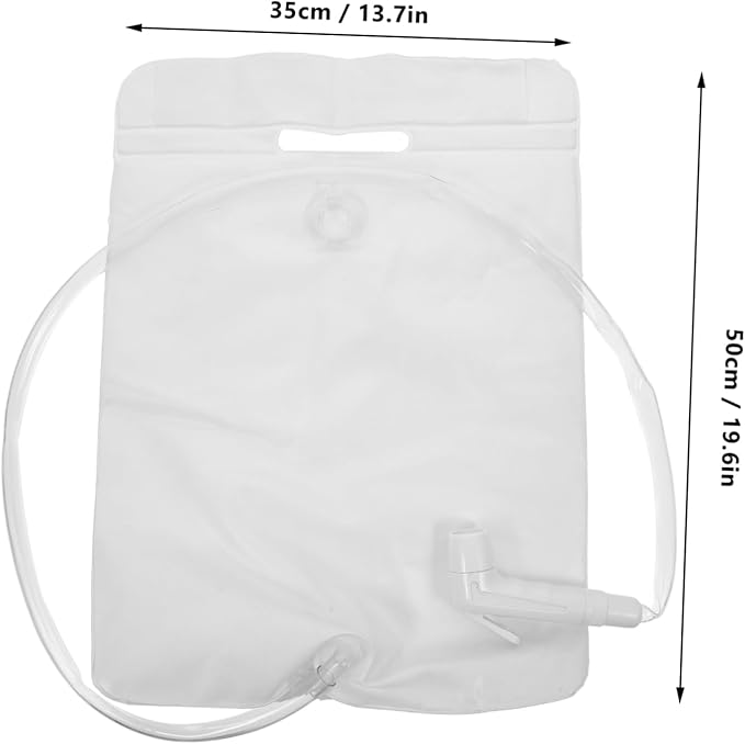 SHERCHPRY Portable Camping Shower Bag Lightweight Water Bag with Showerhead for Easy Use for Hiking Outdoor Activities and Emergency Water Supply