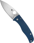 Spyderco Bodacious Folding Pocket Knife with 3.6 CPM SPY27 Steel Blade and G-10 Handle - EDC Knife for Men and Women Perfect for Hunting Tactical Camping Survival Hiking - PlainEdge - C263GPCBL