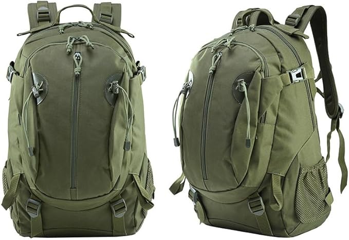 Tactical Backpack Military Molle Hiking 20-35L camouflage tactical hiking mountaineering sports outdoor army green