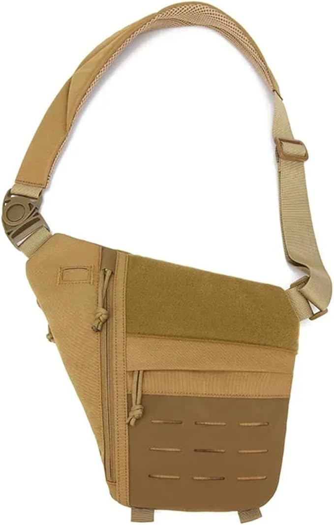 Genérico Compatible For Tactical Bag Concealed Multifunctional Crossbody Hunting Camping Survival Backpack Shoulder(Khaki)