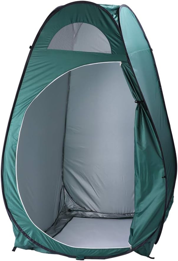 Camping Privacy Shelters Wide Quick Set Up Privacy Tent ToileShower Tent Pop up Camping Changing Tent Portable Waterproof Outdoor Dressing Bathroom Toilet Tent Privacy Shelter Tent with Carrying Bag
