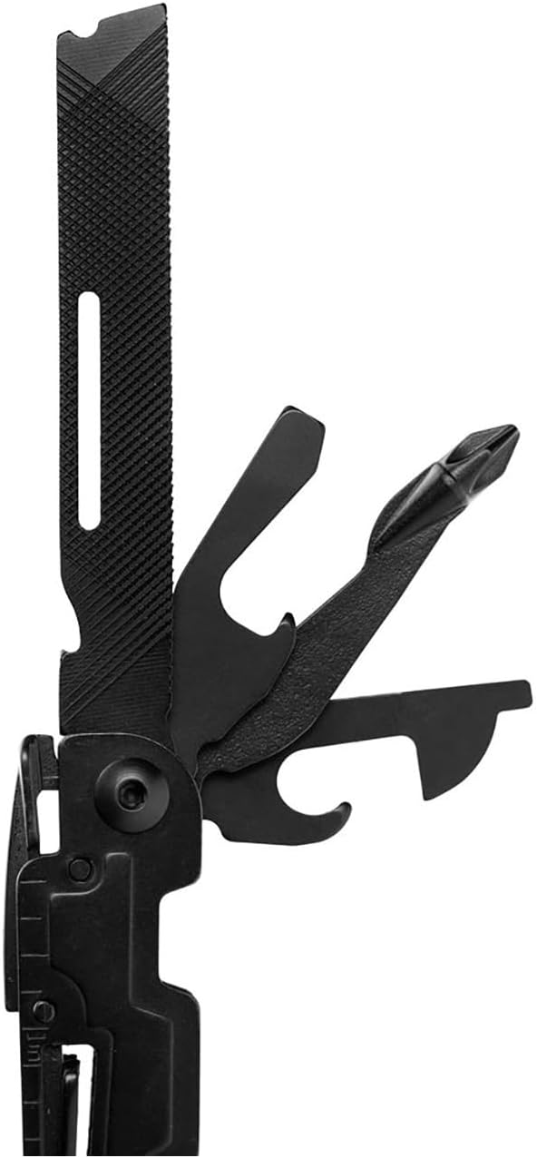 SOG PowerAccess Well-Rounded One-Handed Lightweight Daily Pocketable Stainless Steel Multi-Tool for Backcountry| 18 Tools Black