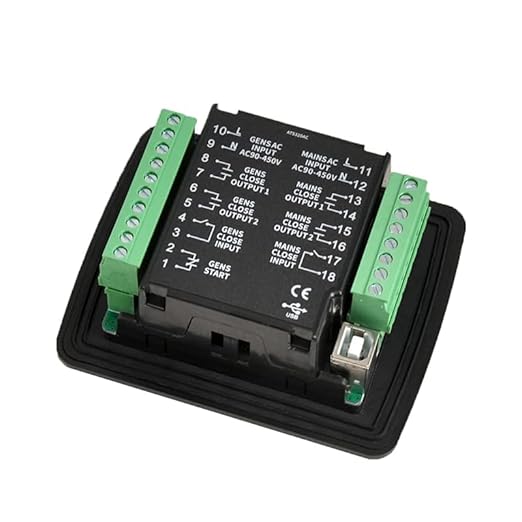 Original Mebay ATS320AC Generator ATS Controller Panel Automatic Transfer Switch with USB