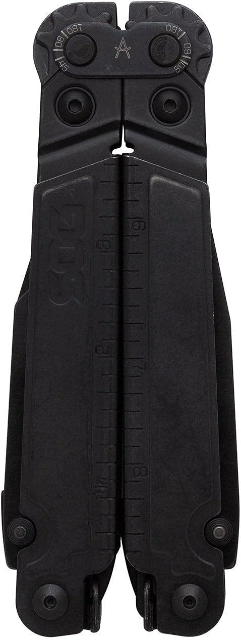 SOG PowerAccess Assist Full-Sized Well-Rounded Daily Use Multi-Tool | One-Handed Assisted Opening | 21 Tools Black