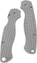 1 Pair Scales Handle Fits for Spyderco C81 Paramilitary 2 CNC Aluminum Handle Patch