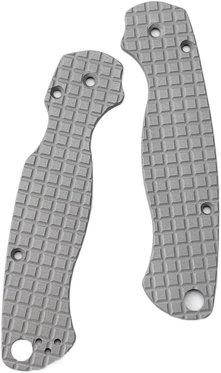 1 Pair Scales Handle Fits for Spyderco C81 Paramilitary 2 CNC Aluminum Handle Patch