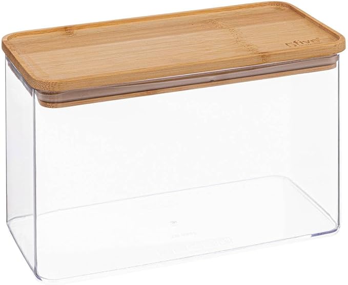 5five - Rectangular box eske with bamboo lid 2L