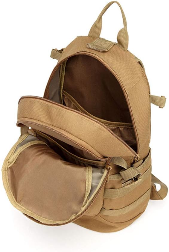 Outdoor Sports Pack Hiking Bag Tactical Rucksack Camo Knapsack Combat Camouflage Tactical Molle 20L Backpack - ACU