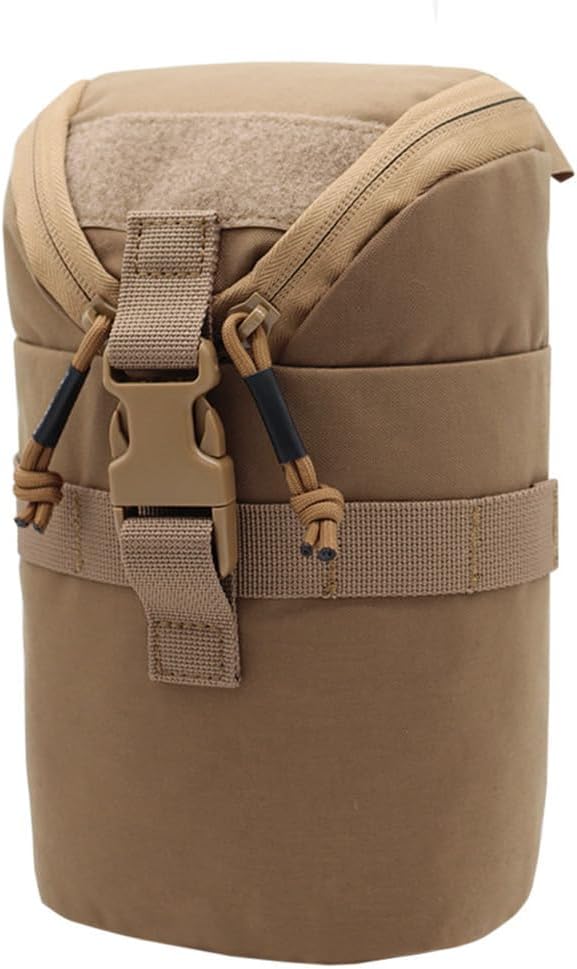 Tactical Molle Pouch Waterproof Backpack Attachment Pouches Gadget Storage Bag with Back Webbing &amp Bottom Drain Hole for Hiking Camping Fishing