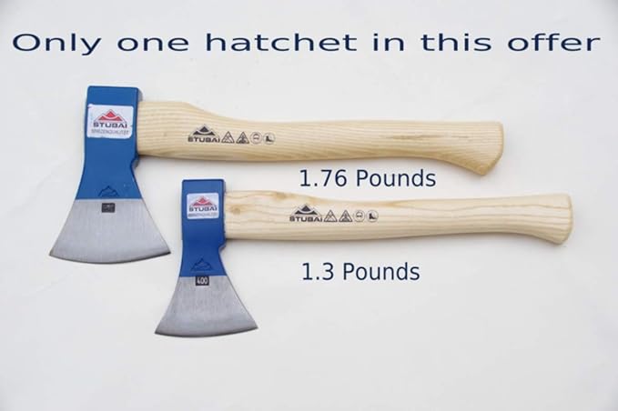 Stubai - Multi Use Hatchet - Well Balanced for Throwing - Made in Austria 1.76 Pound