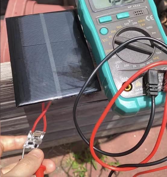 Fielect 5pcs 6V 0.6W Solar Panel Polysilicon Mini Solar Cells DIY Electric Toy Materials for Battery Power LED 60x90mm