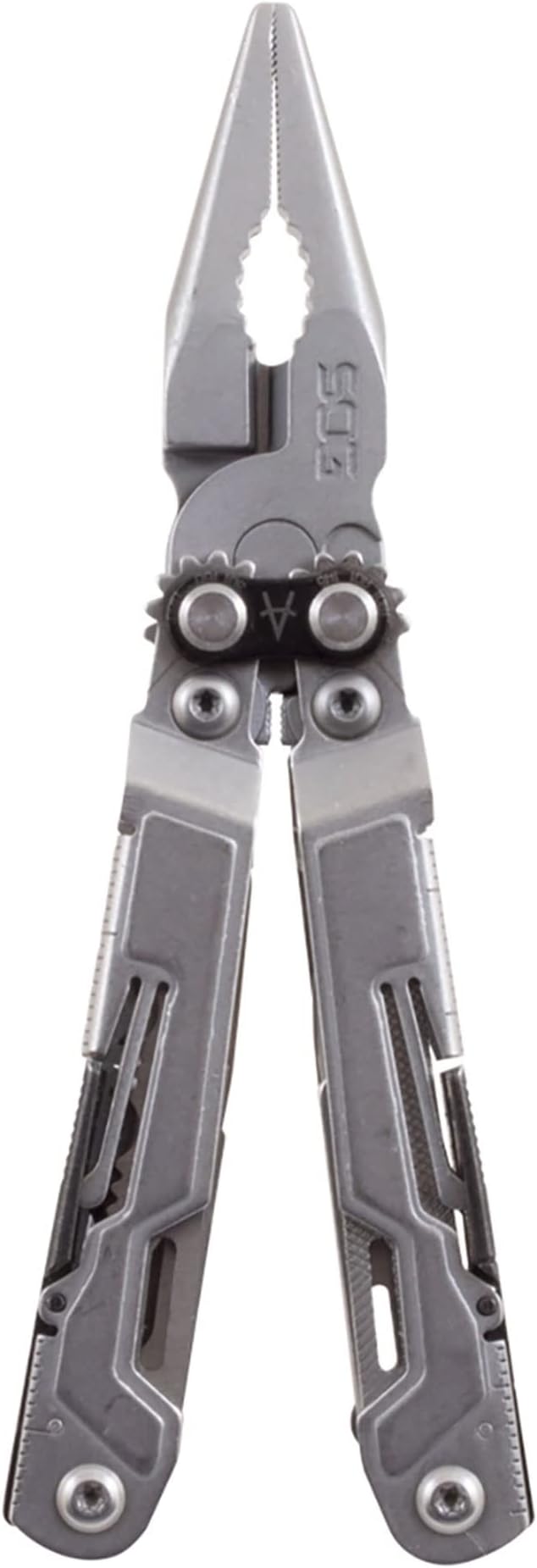 SOG PowerPint Mini Compact Stainless Steel Multi-Tool |18 Lightweight Specialty Tools &amp SOG Multitool Pliers Pocket Knife Stone Wash