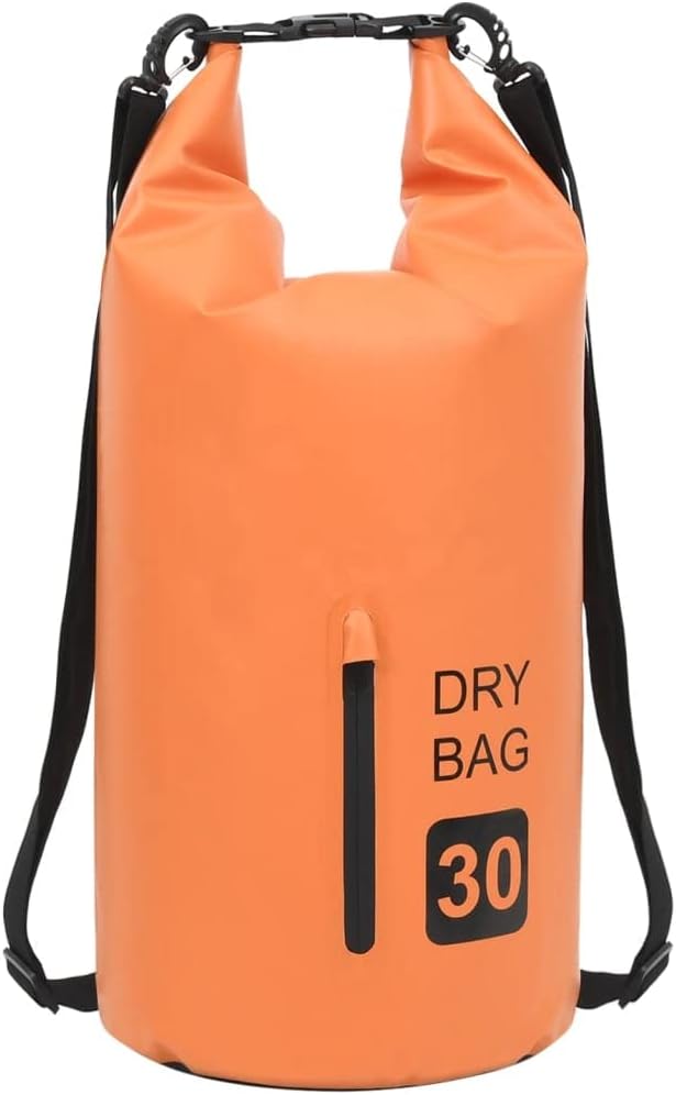 SKM Dry Bag with Zipper Orange 7.9 gal PVC