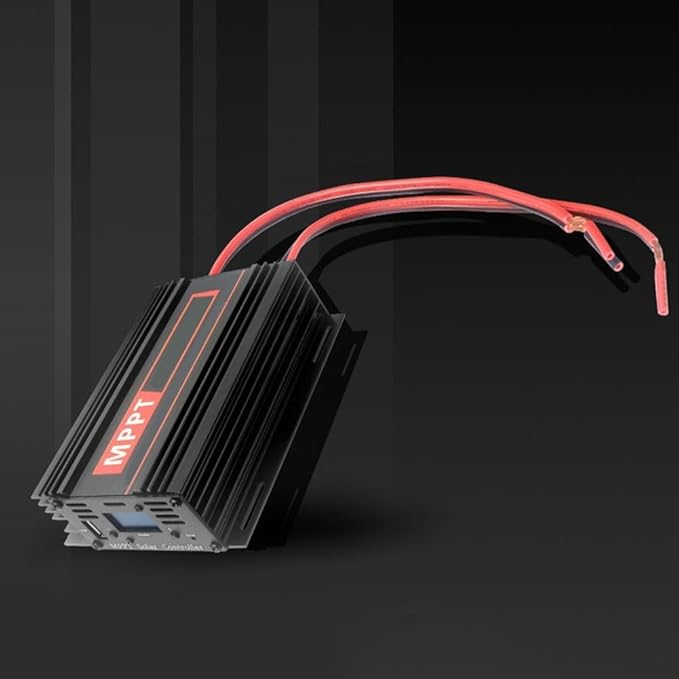 MPPT Solar Charge Controller Boost-800W Aluminum Alloy 12-65V 22A LCD Display Battery for Charger for 24V 36V 48V 60V 72V Solar Systems