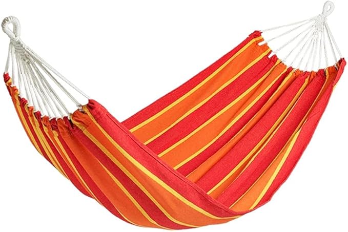 Portable Hammock Portable Outdoor Camping Hammock Thick sail Single Hammock Slope flip Indoor Home for Backpacking Beach
