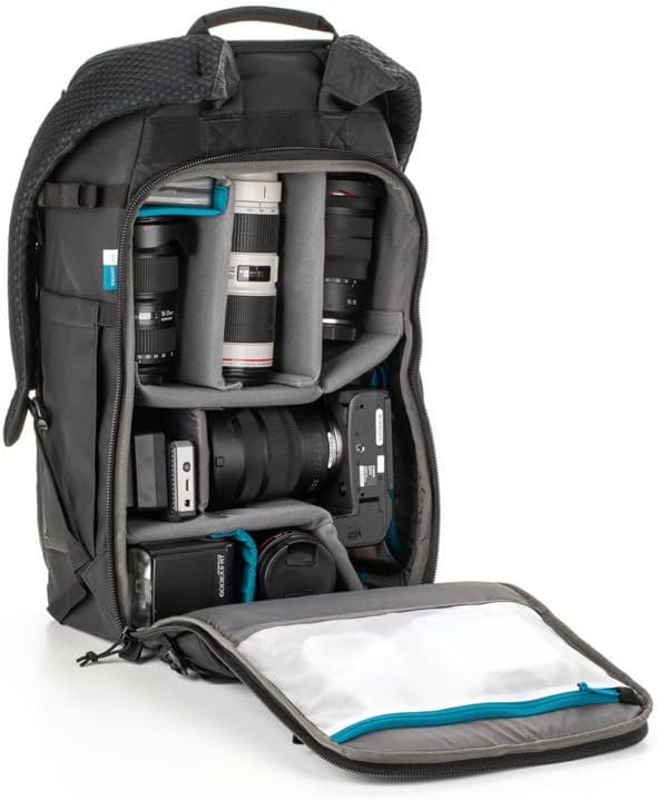 Tenba Axis v2 24L Camera Backpack for DSLR and Mirrorless cameras and lenses plus a 16-inch laptop – MutiCam Black (637-757)