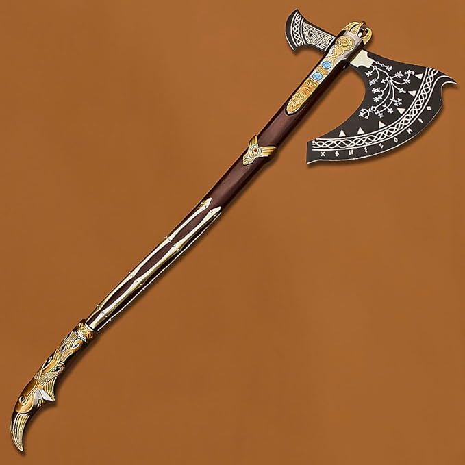 Handmade Karatos Axe Life-Sized Version GOW Inspired Fully Upgraded Level 7 Axe