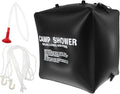 VANZACK 40L Solar Shower Bag for Camping Portable Solar Heating Water Bag Outdoor Shower Pouch Convenient Handle for Hiking and Beach Activities