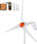 Happybuy 500W Wind Turbine Generator with Anemometer 12V Wind Power Kit 3-Blade Wind Generator MPPT Controller &amp Adjustable Windward Direction Ideal for Home Farm RVs Boats