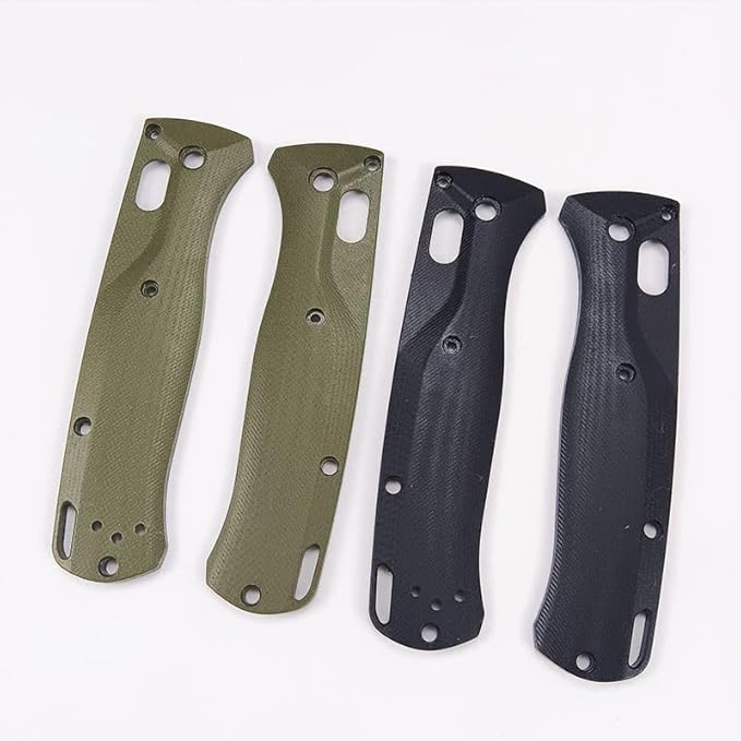 1 Pair G10 Scales is Suitable for Bugout 535 Green Handle Patch Blank DIY Replacement
